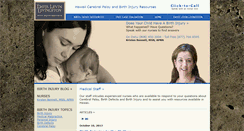 Desktop Screenshot of birthinjuryresources.com