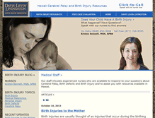 Tablet Screenshot of birthinjuryresources.com